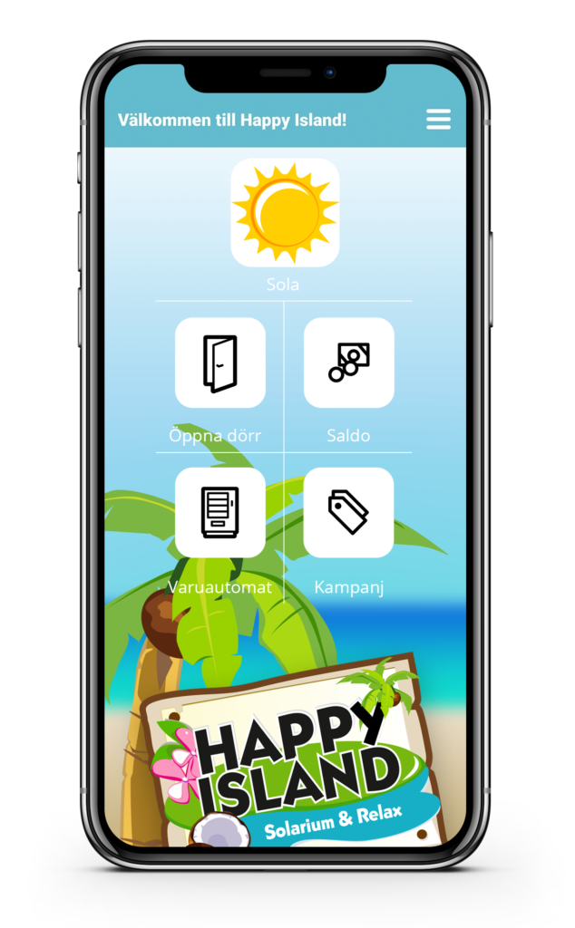 Happy Island app för iPhone och Android